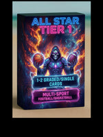 All Star Tier 1 Multi Sport Pack 1-2 Guaranteed Graded/Single Cards Per Sealed Pack *Very low stock